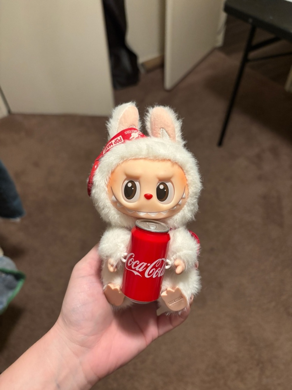 Coca-Cola Labubu opened